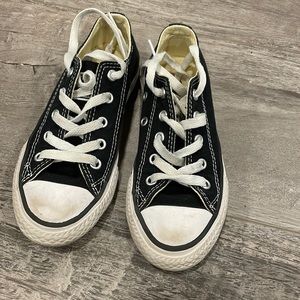 Boys black converse size 12